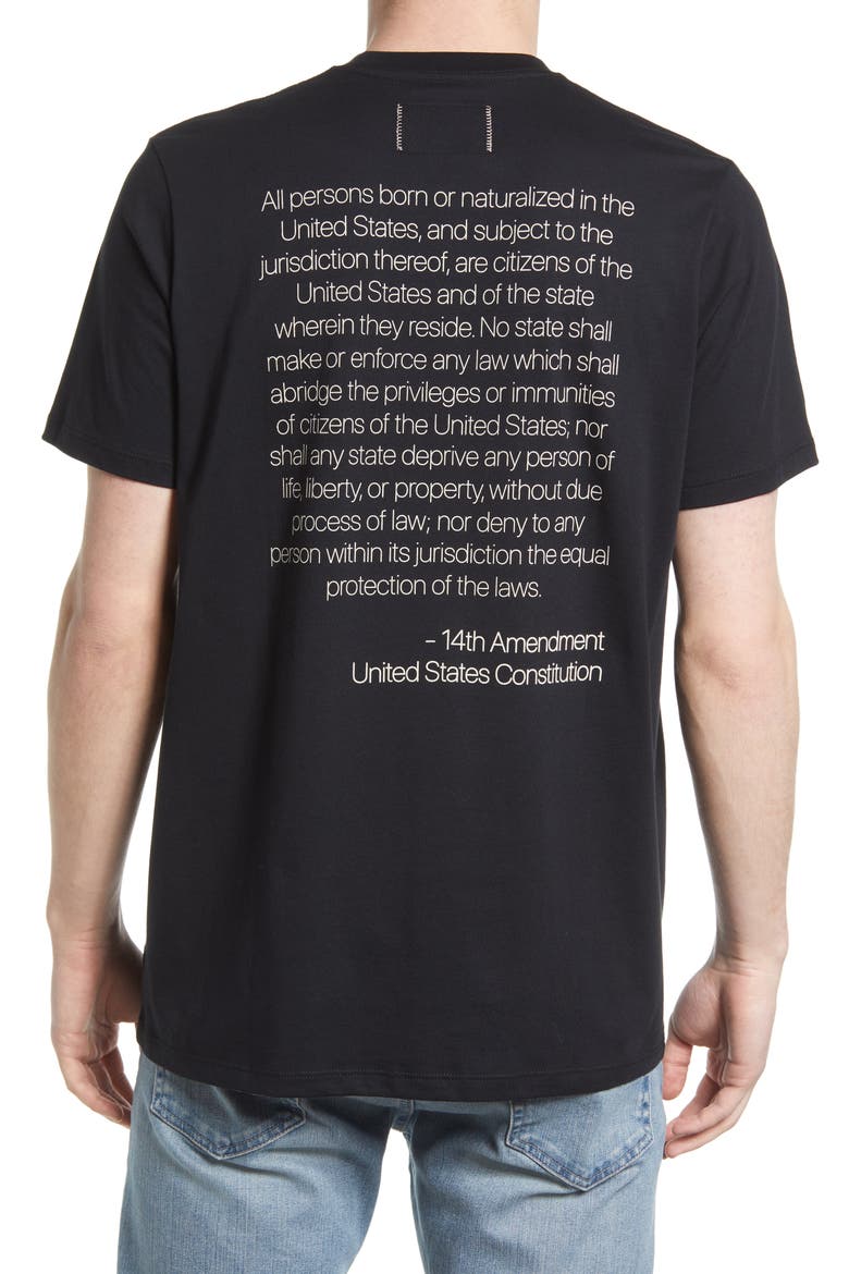 The 14th Graphic Pima Cotton Tee, Alternate, color, BLACK