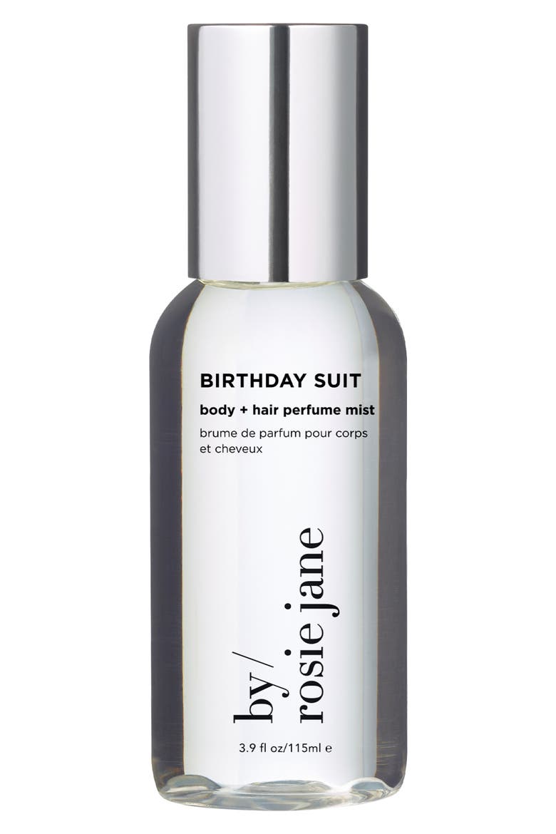 Birthday Suit Body & Hair Perfume Mist, Main, color, NO COLOR