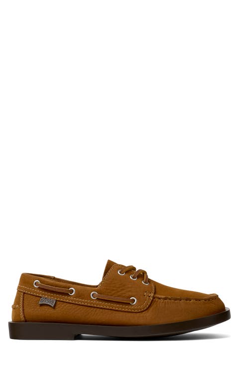 Don Leather Boat Shoe