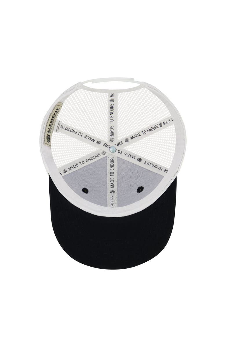 Element Flat Brim 6-Panel Mesh Back Cap, Alternate, color, Black