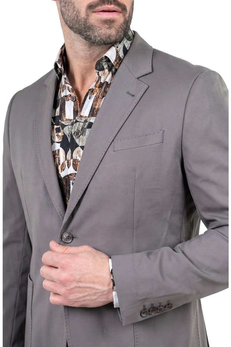 Descartes Unconstructed Blazer, Alternate, color, BROWN