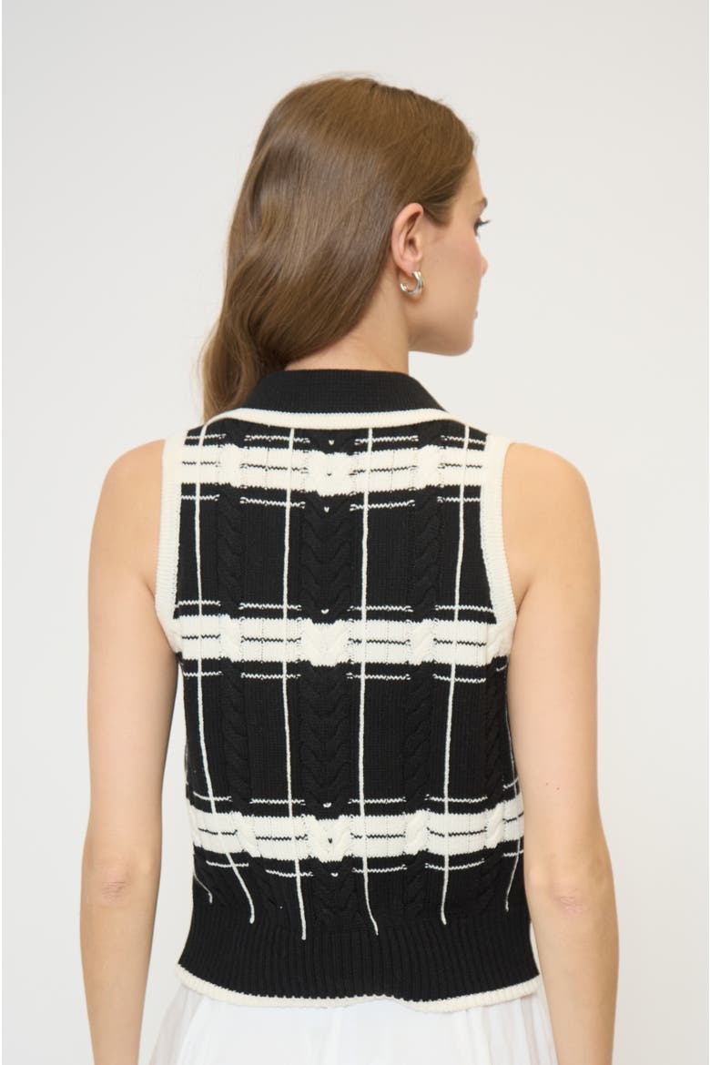 Eden Specialty Sitch Sleeveless Vest, Alternate, color, black multi