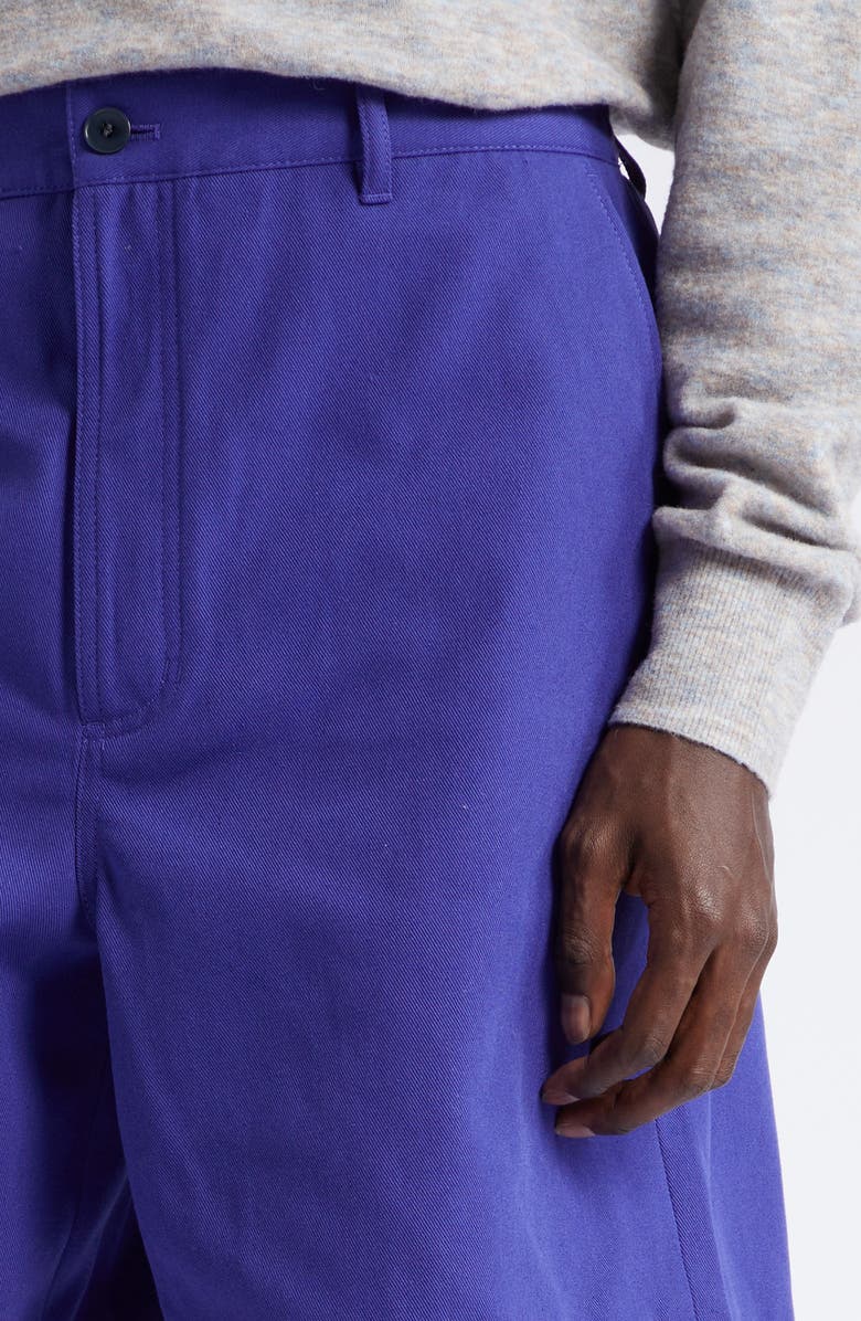 Acne Studios Oversize Cotton Blend Shorts, Alternate, color, 