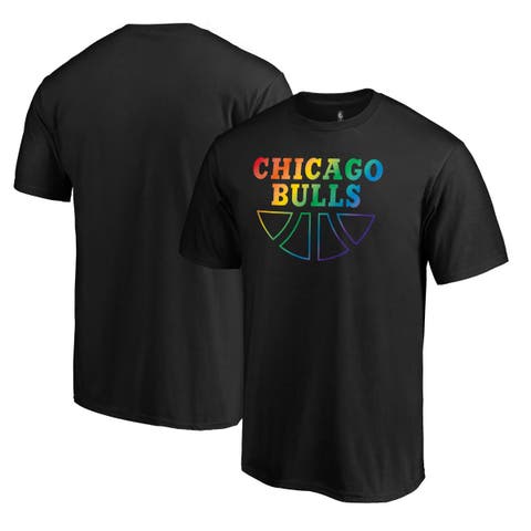 Men's Fanatics Branded Black Chicago Bulls Team Pride Wordmark T-Shirt