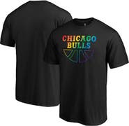 FANATICS Men's Fanatics Branded Black Chicago Bulls Team Pride Wordmark T-Shirt