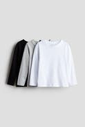 H&M 3-pack Long-sleeved T-shirts