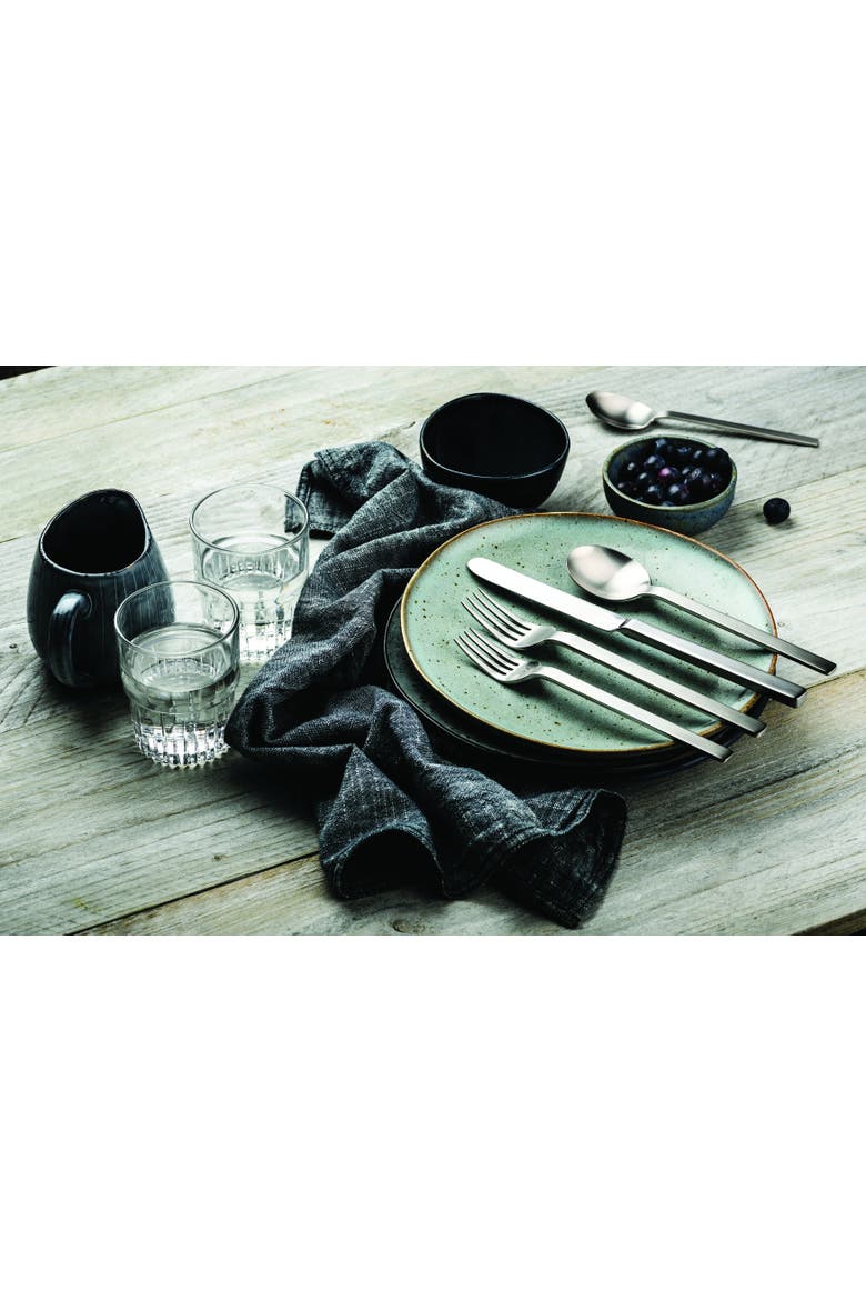 Stile Ice By Pininfarina Flatware  Set - 20 Pieces, Alternate, color, Silver