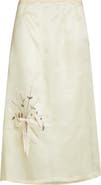 Tanner Fletcher Gender Inclusive Lisel Embroidered Daisy Silk Organza