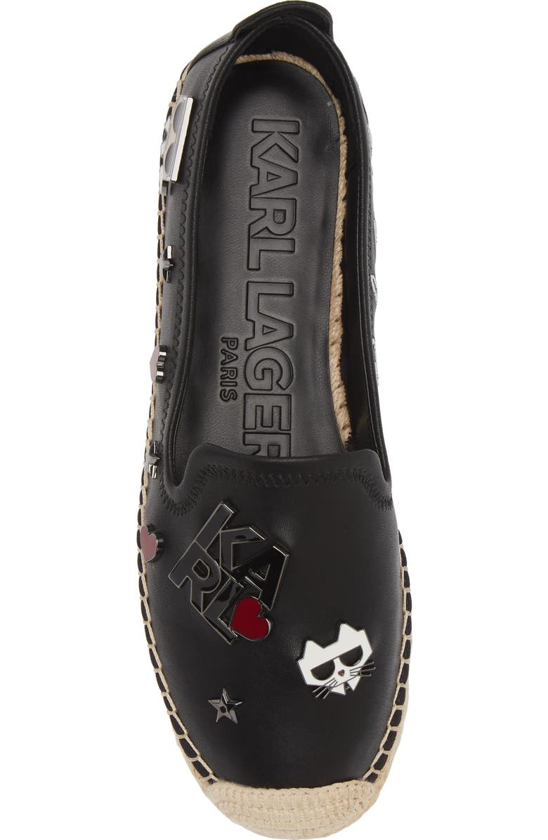 KARL LAGERFELD PARIS Malvie Espadrille Flat, Alternate, color,