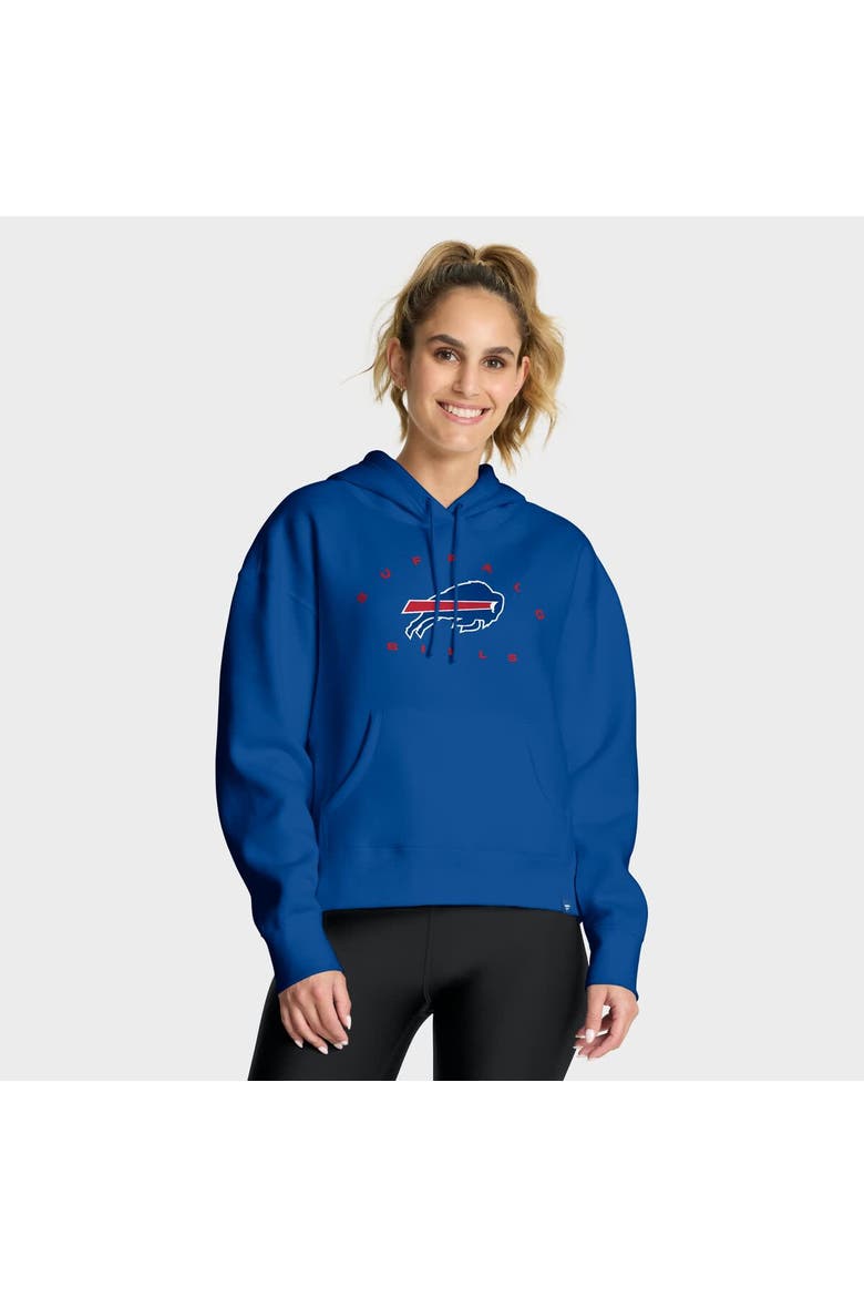 Women's Fanatics Royal Buffalo Bills Eligible Receiver Legacy Pullover Hoodie, Main, color, Royal
