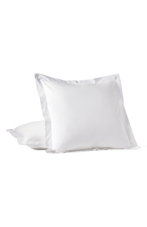 Coyuchi 300 Thread Count Organic Cotton Percale Pillow Sham In Alpine White
