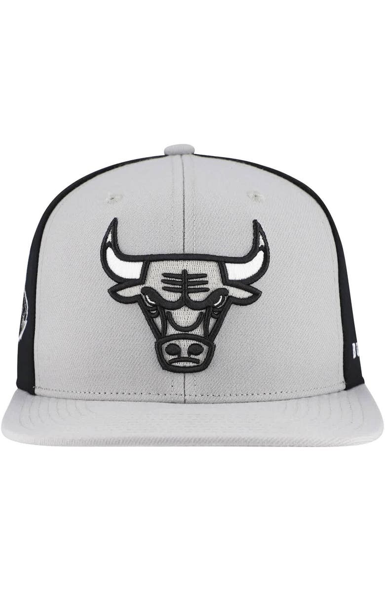 Mitchell & Ness Men's Mitchell & Ness Gray Chicago Bulls Core Snapback Hat, Alternate, color, Gray