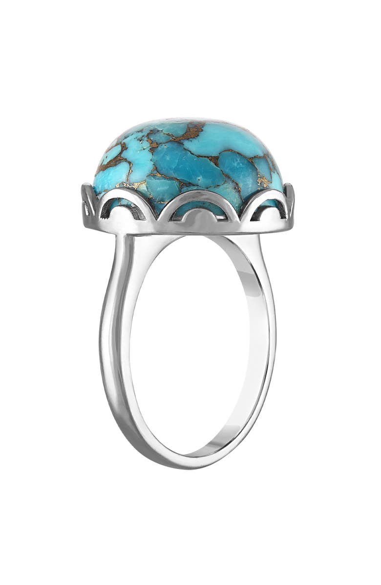 FZN Composite Turquoise Ring, Alternate, color, Turquoise/ Silver