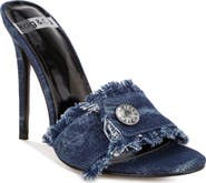 Rag & Co Claudia Denim Stiletto Sandal