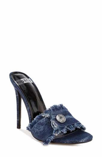 Claudia Denim Stiletto Sandal
