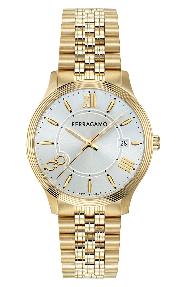 FERRAGAMO Duo Bracelet Watch, 40mm, Main, color, 