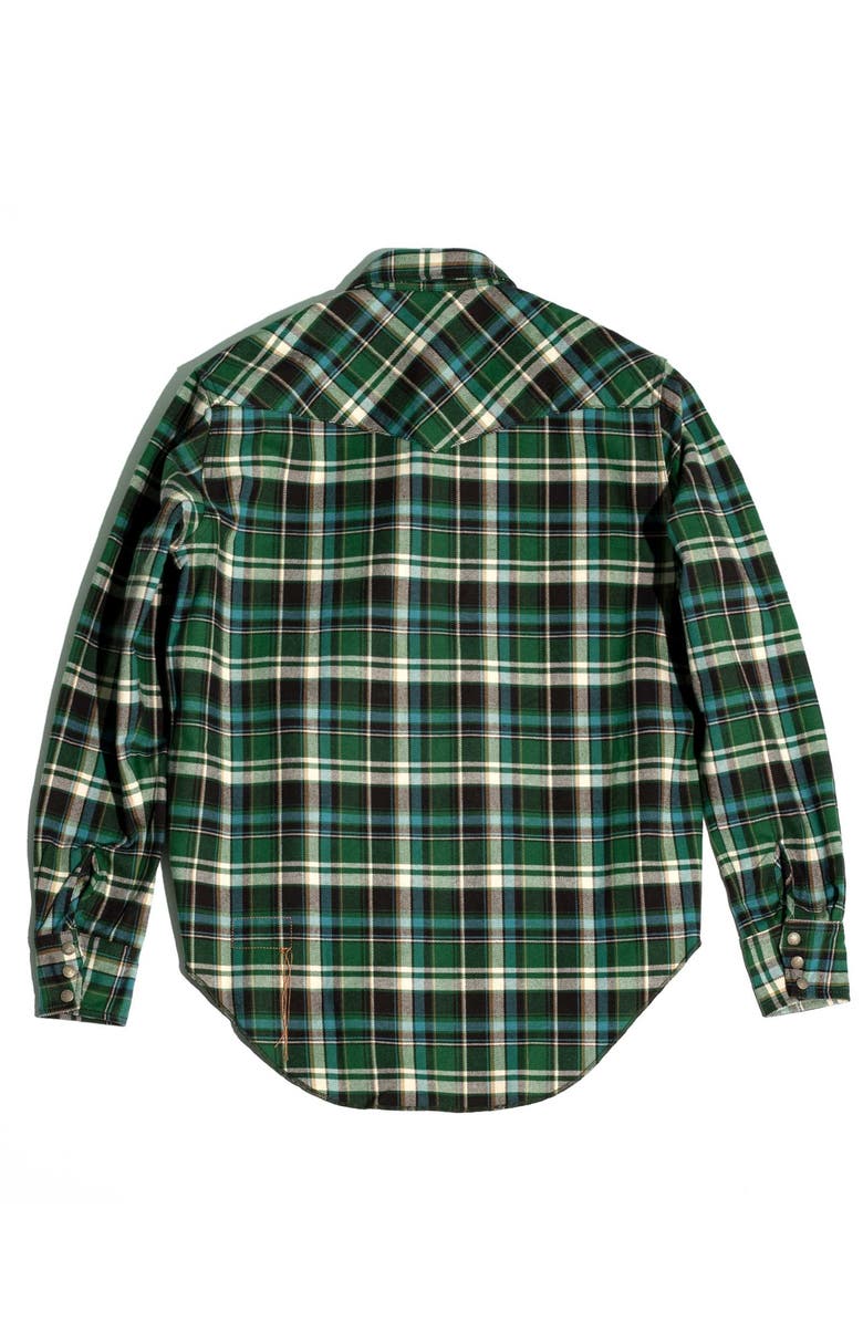 Fortela Tartan Flannel Shirt, Alternate, color, Green