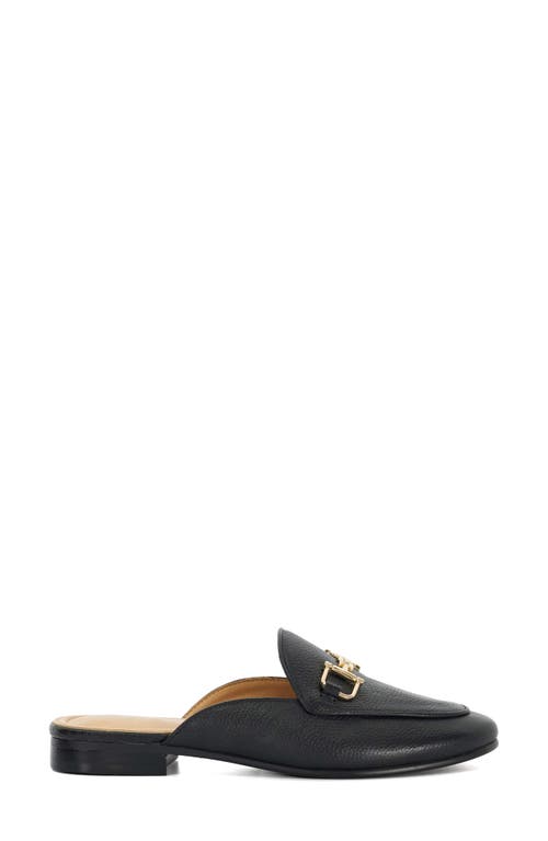 Dune London Glairing Bit Loafer Mule In Black