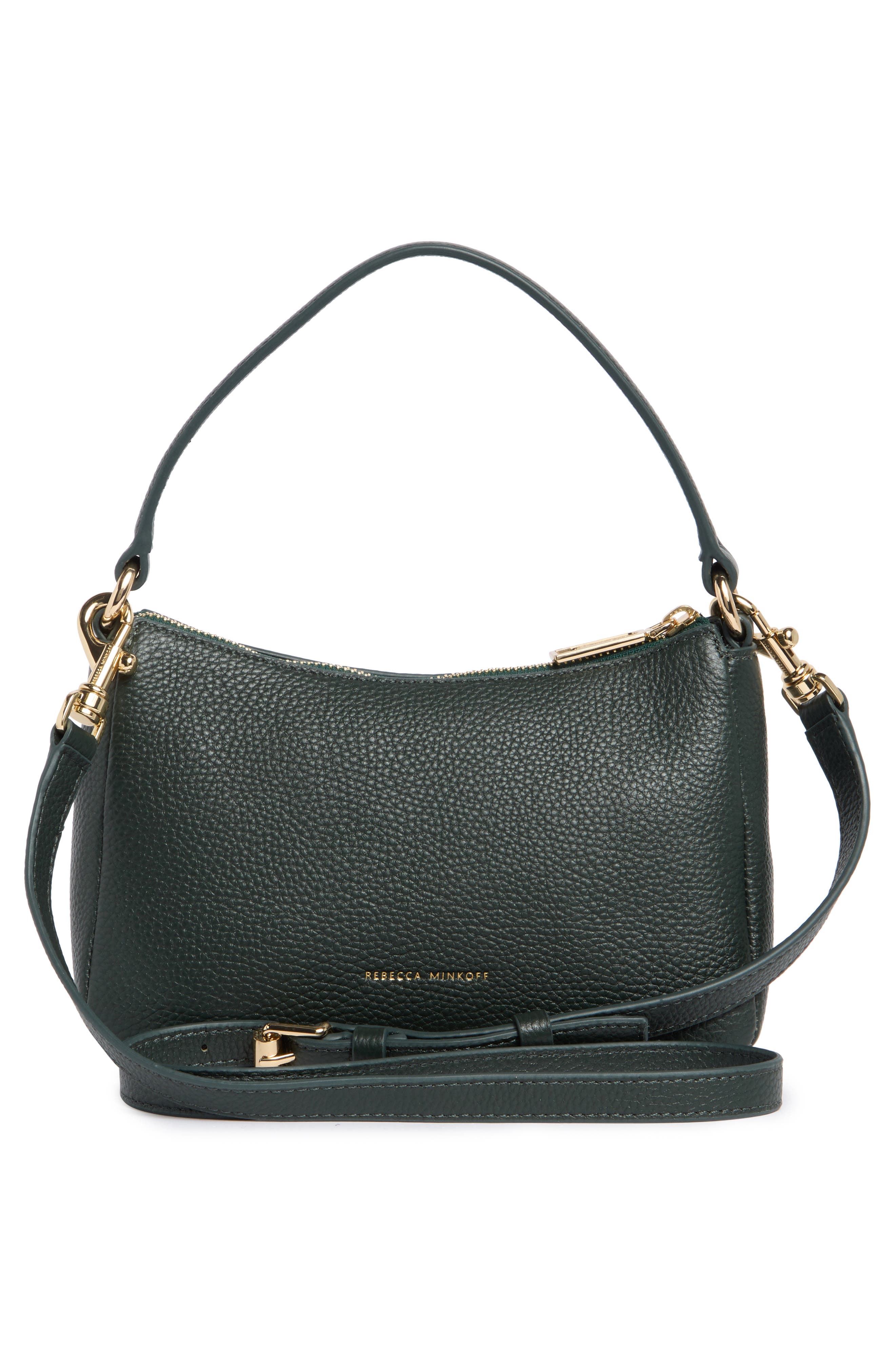 Rebecca Minkoff Megan Mini Leather Shoulder Bag, Alternate, color, 