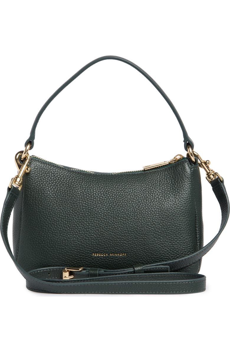 Rebecca Minkoff Megan Mini Leather Shoulder Bag, Alternate, color,