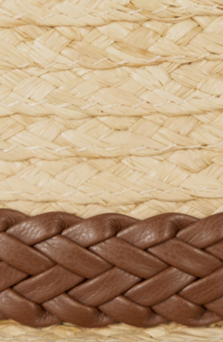 Lauren Ralph Lauren Raffia Fedora with Woven Belt Band, Alternate, color, 