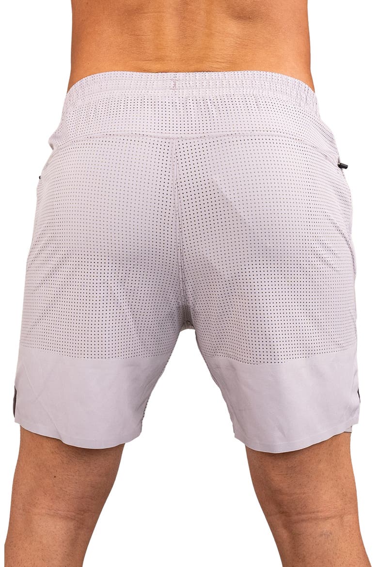 Perforated Training Shorts, Alternate, color, GREY