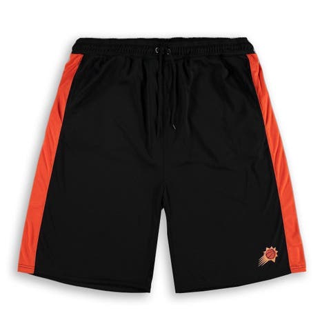 Men's Fanatics Branded Black/Orange Phoenix Suns Big & Tall Performance Shorts