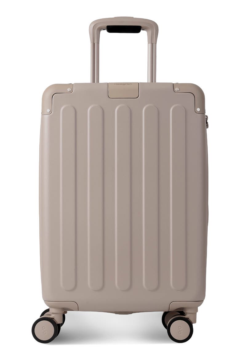 Nostos Matte Spinner Carry-On, Main, color, SAHARA