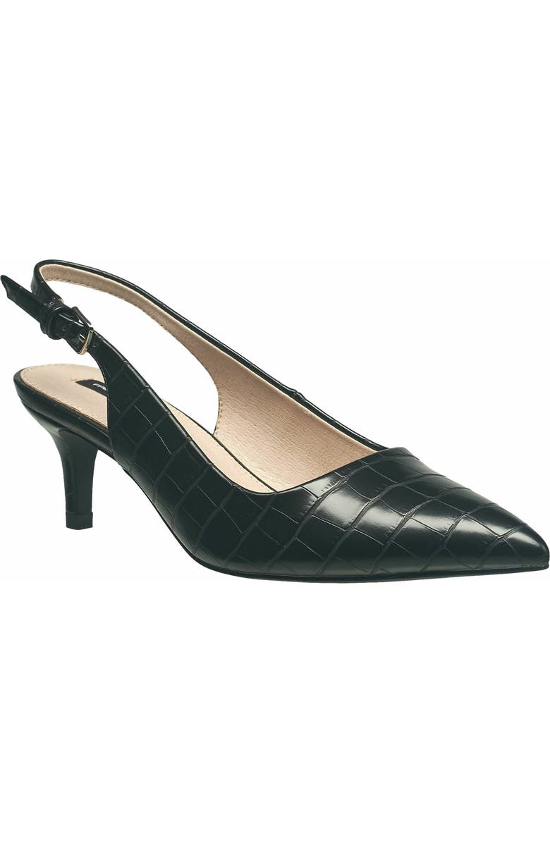 French Connection Quinn Slingback Pump Sandal, Main, color, Black