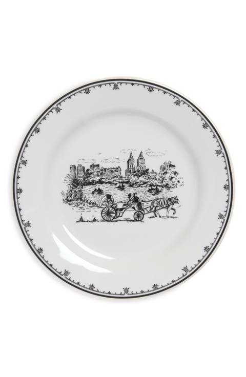 NYC Toile Central Park Dinnerware Plate