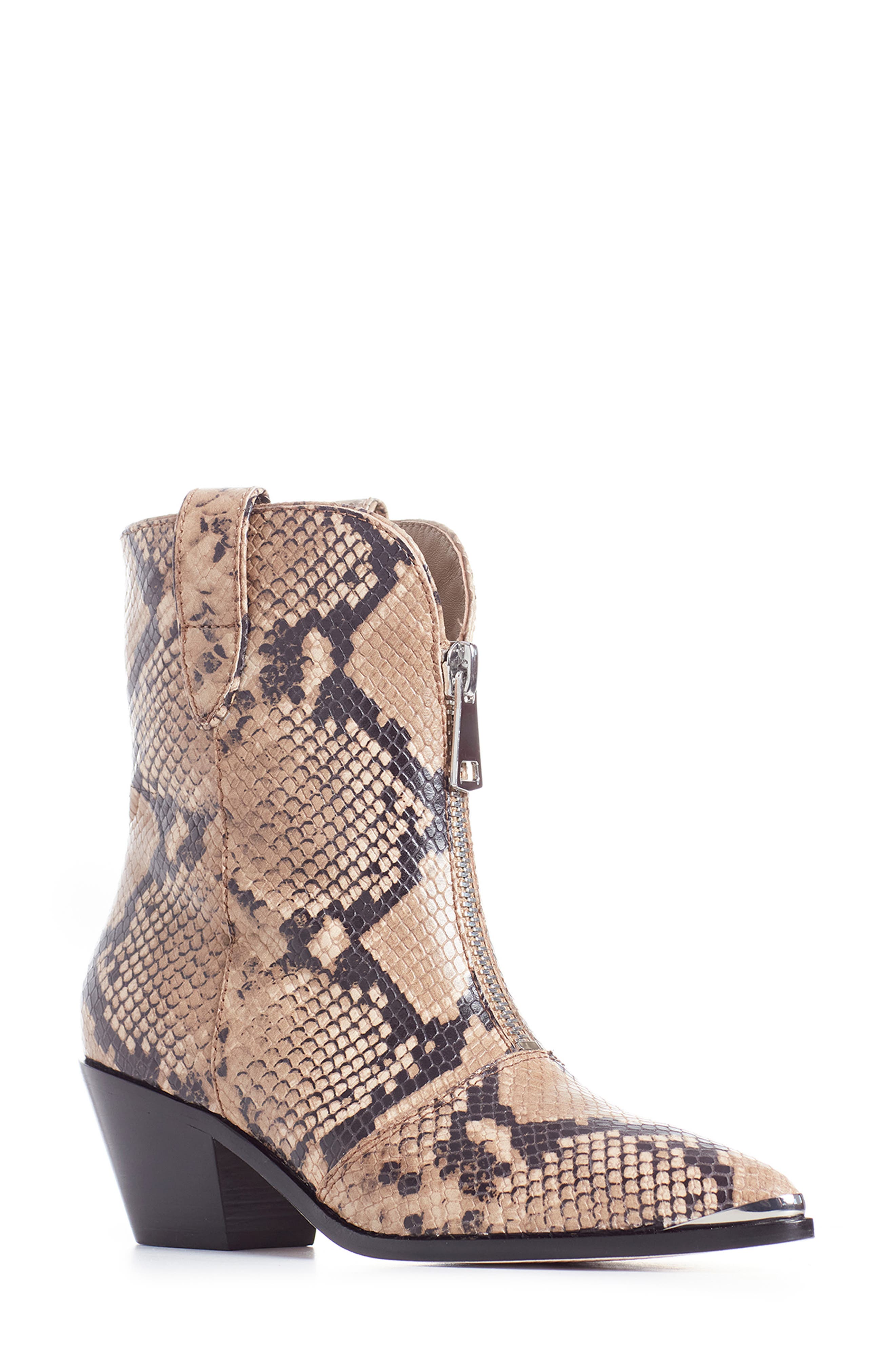 Piper Snakeskin Embossed Western Boot