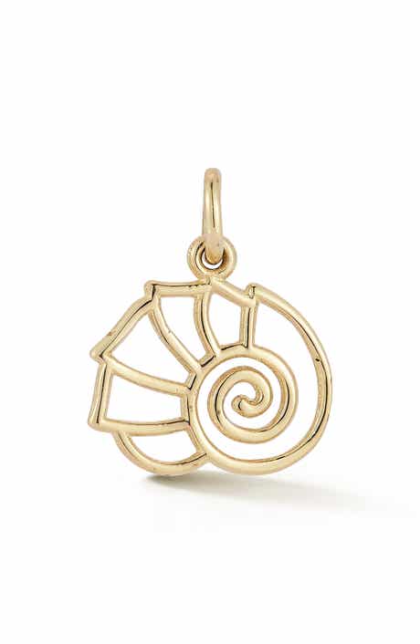 Ember Fine Jewelry 14K Gold Shell Charm