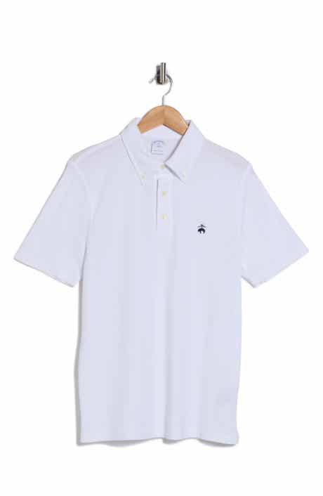 Brooks Brothers Cotton & Linen Blend Oxford Piqué Knit Polo