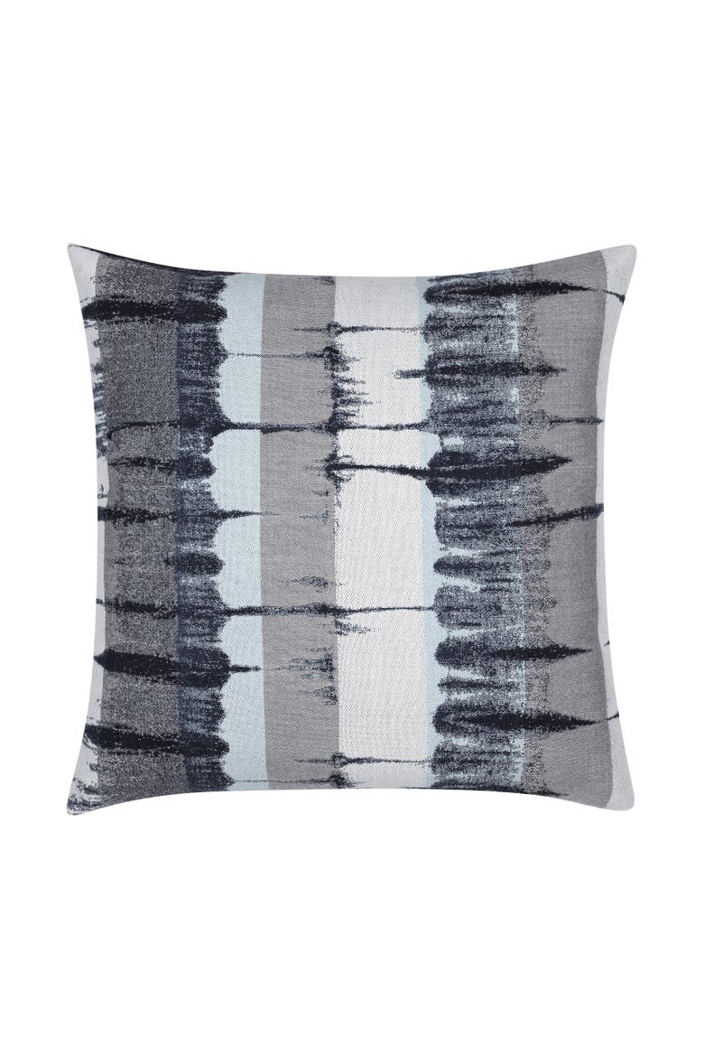Shibori Indoor & Outdoor Woven Accent Pillow, Main, color, Blue