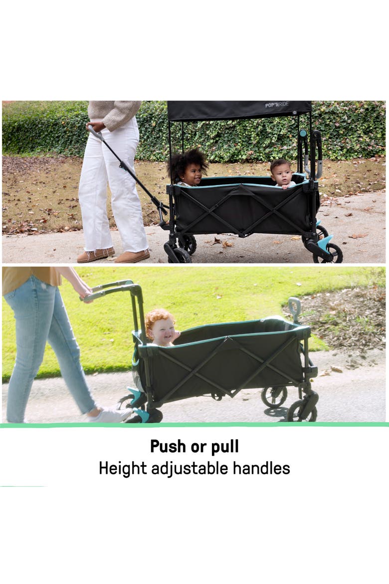 Pop 'N Ride Stroller Wagon, Alternate, color, BLACK