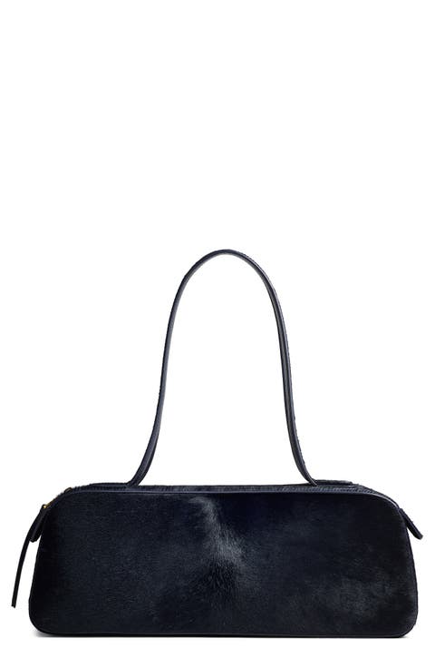 Simona Genuine Calf Hair Shoulder Bag