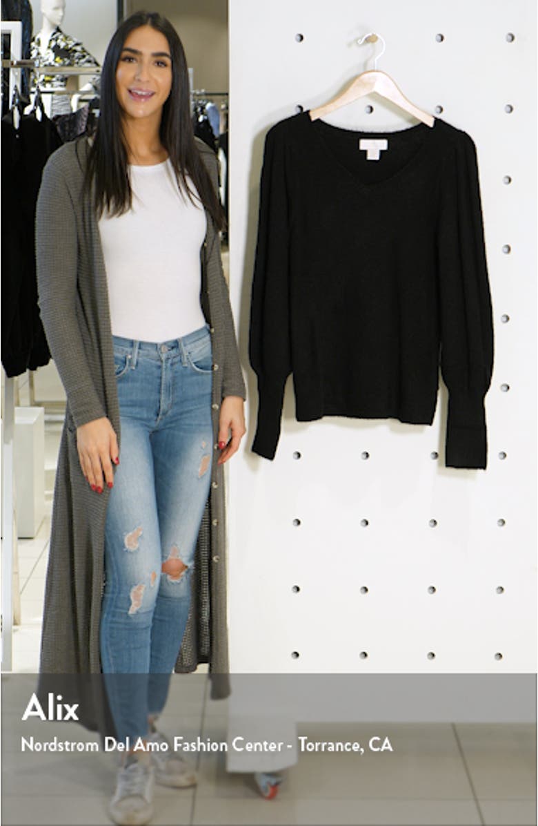 Puff Sleeve Sweater, sales video thumbnail