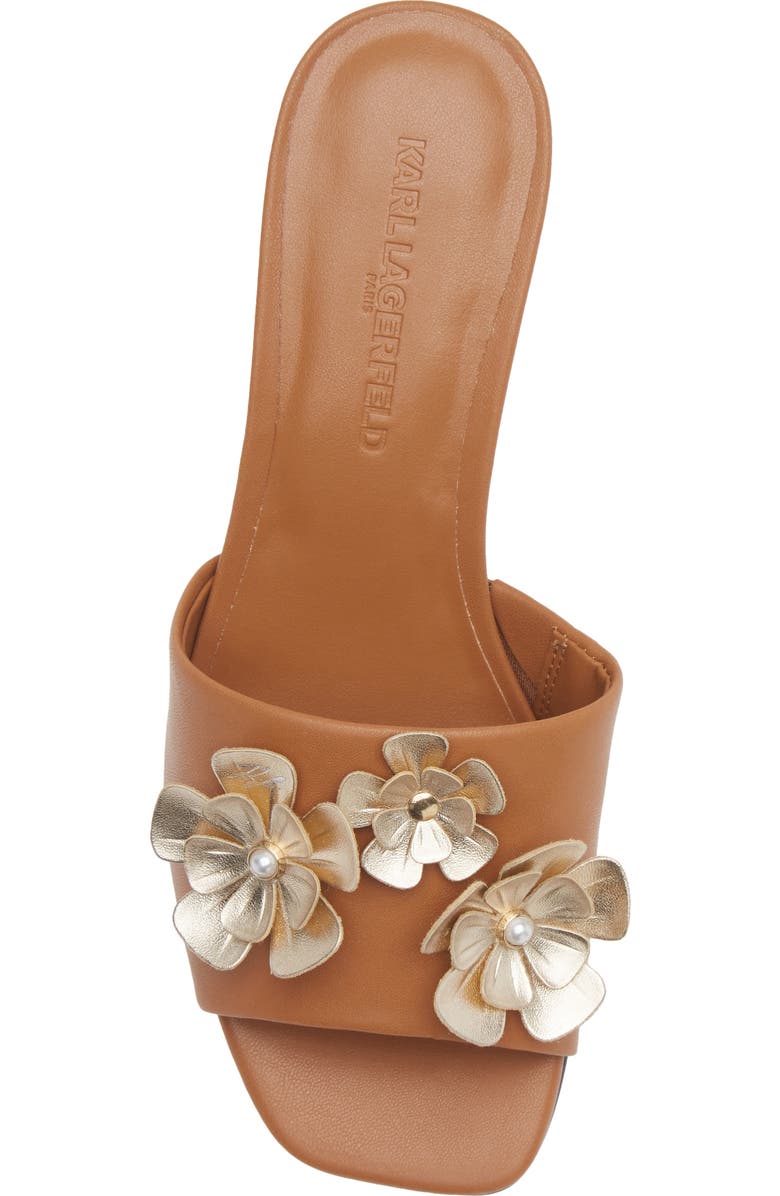 KARL LAGERFELD PARIS Sandreea Slide Sandal, Alternate, color, Tan