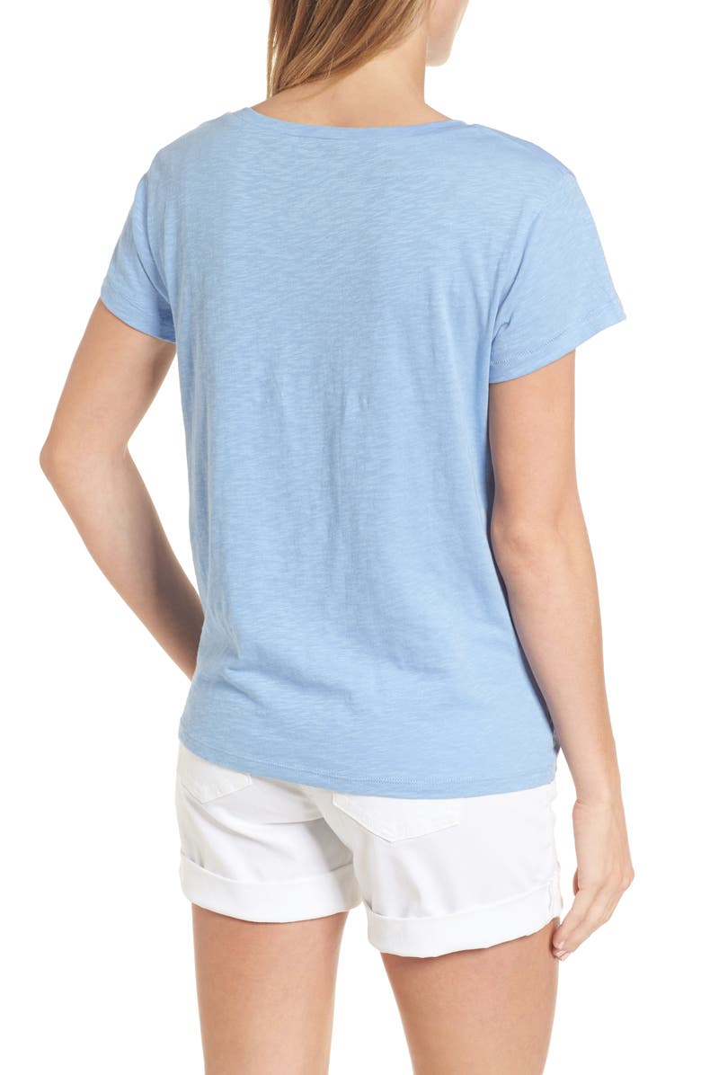 Caslon<sup>®</sup> Tie Front Tee, Alternate, color, 