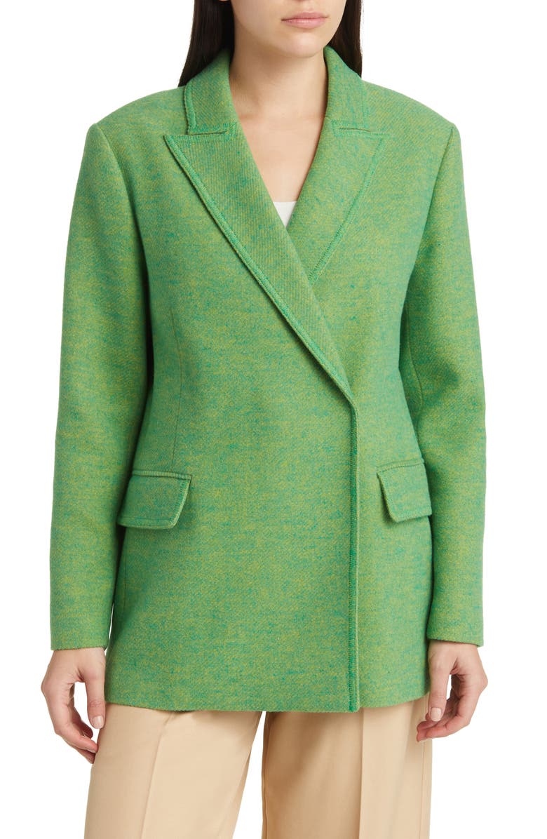 Ted Baker London Rachill Oversize Double Breasted Jacket, Alternate, color, 