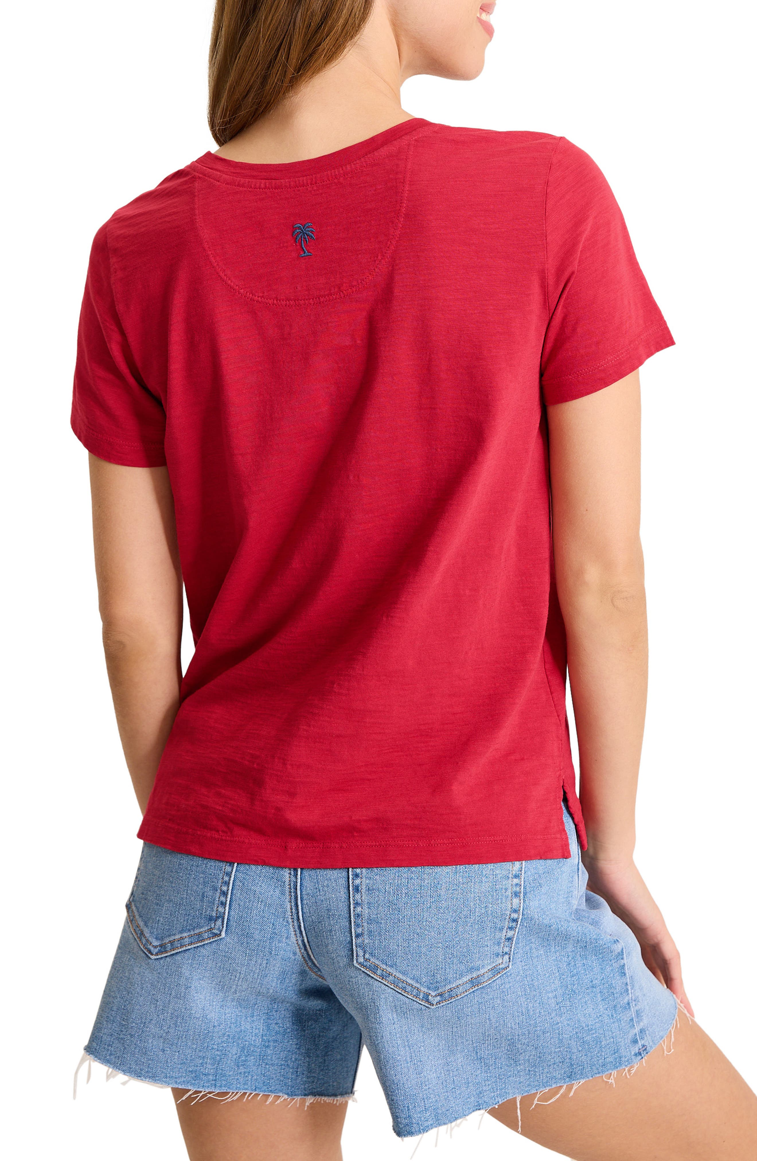 Indigo Palms Cotton T-Shirt - image 4