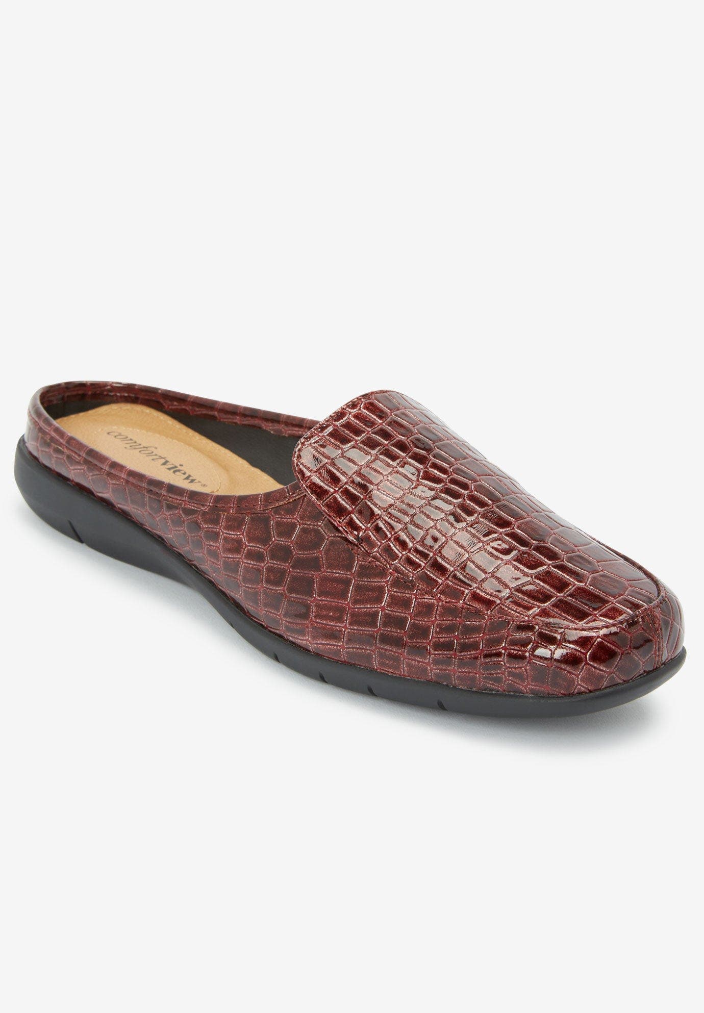 The Estelle Slip On Mule, Alternate, color, DARK BERRY
