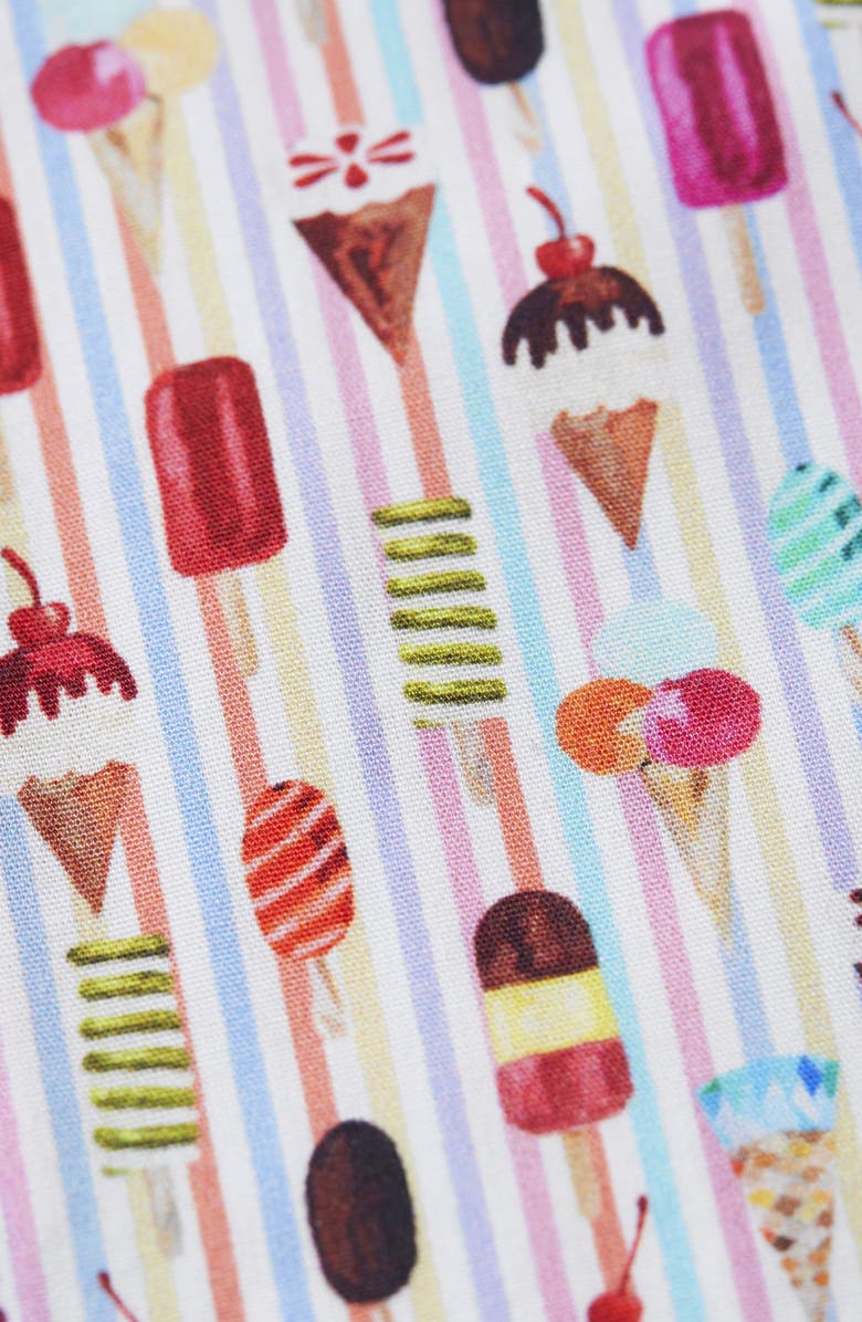 Eton Slim Fit Ice Cream Print Dress Shirt, Alternate, color, 