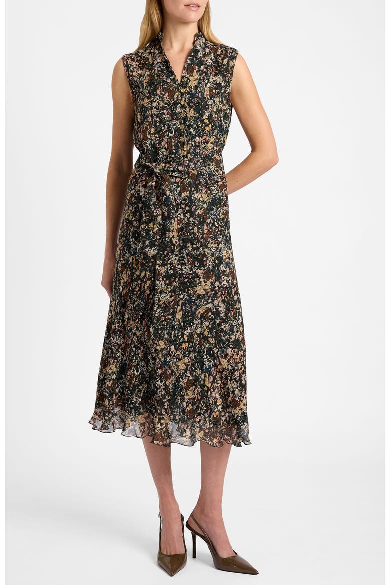 Nirva Sleeveless Dress, Alternate, color, Evergreen Multi