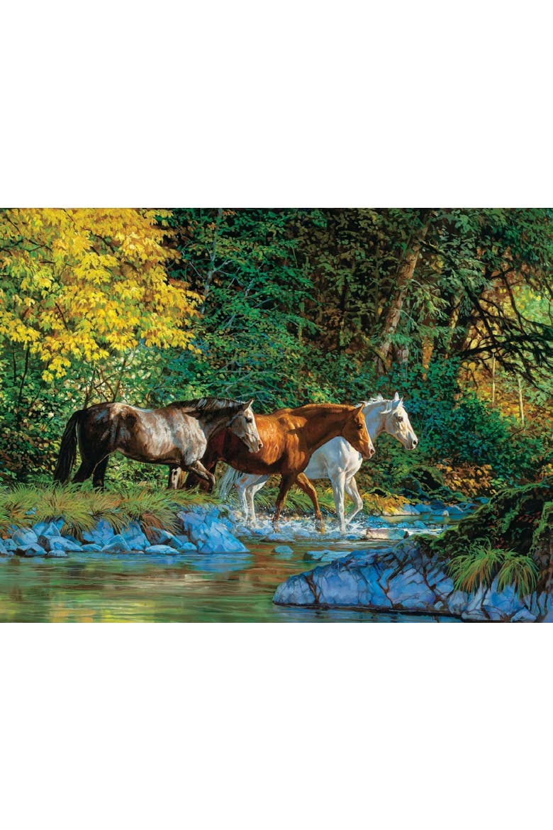 Bear Creek Crossing 1000 piece Jigsaw Puzzle for Adults, Alternate, color, Multicolor