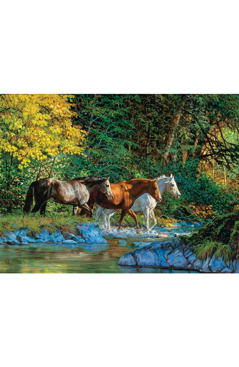 Sunsout Bear Creek Crossing 1000 piece Jigsaw Puzzle for Adults, Alternate, color, Multicolor