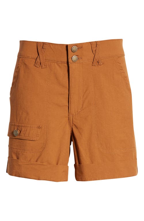 Wit & Wisdom 'ab'solution High Waist Utility Shorts In Pecan