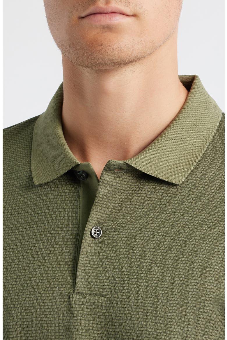 Parlay Geo Pattern Cotton Polo, Alternate, color, MEDIUM GREEN