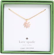 Kate Spade New York mini flower pendant necklace