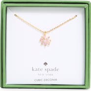Kate Spade New York mini flower pendant necklace